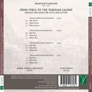 Produktbild: From Ivrea to the Parisian Salons,Sonatas and Duo