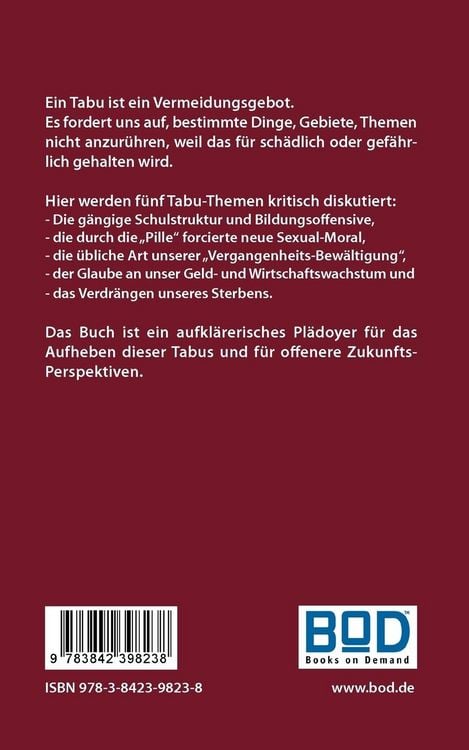 Produktbild: Aufgespiesste Tabus