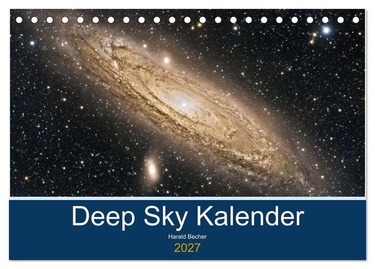 Produktbild: Deep Sky Kalender (Tischkalender 2027 DIN A5 quer), CALVENDO Monatskalender