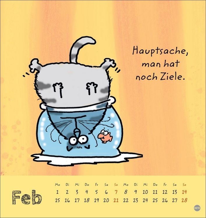 Produktbild: Catzz Postkartenkalender 2027