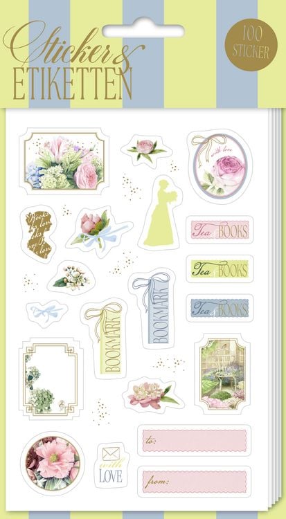 Produktbild: Stickerbogen mit 100 Stickern