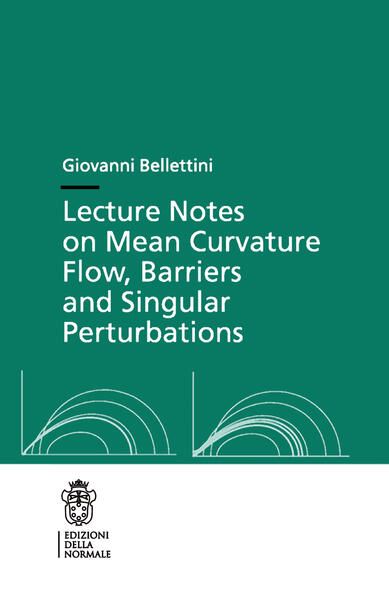 Produktbild: Lecture Notes on Mean Curvature Flow: Barriers and Singular Perturbations