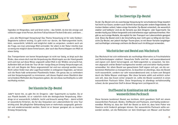 Produktbild: Das Touren-Kochbuch
