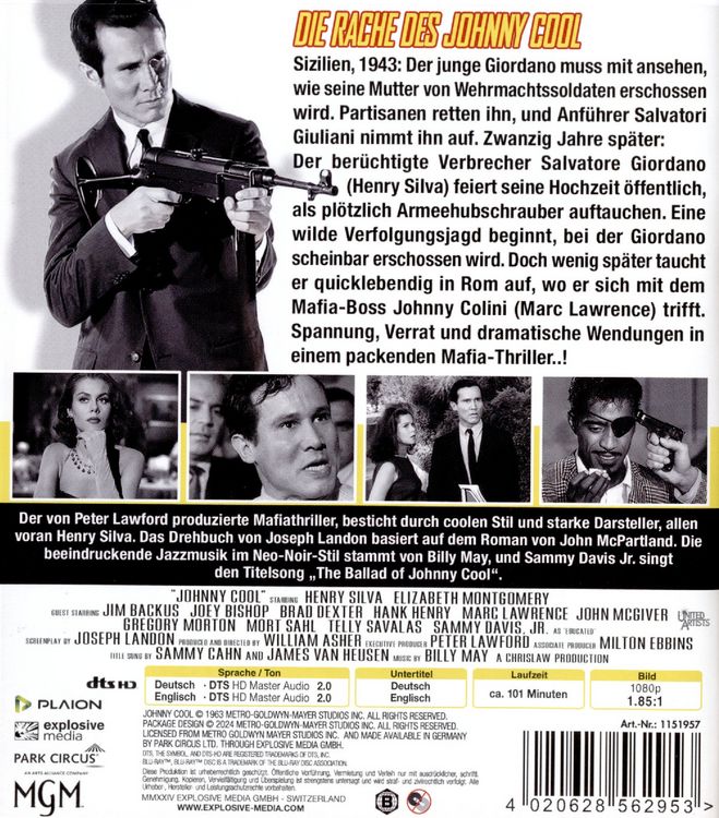 Produktbild: Die Rache des Johnny Cool