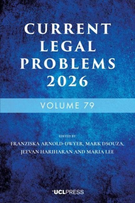 Produktbild: Current Legal Problems 2026