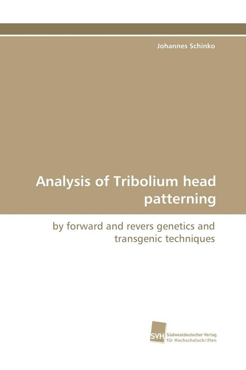Produktbild: Analysis of Tribolium head patterning