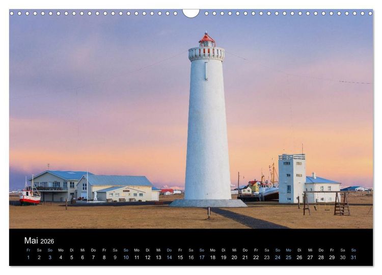 Produktbild: Traumziel Island 2026 (Wandkalender 2026 DIN A3 quer), CALVENDO Monatskalender