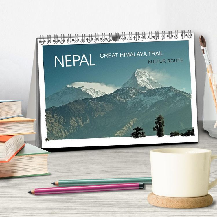 Produktbild: NEPAL GREAT HIMALAYA TRAIL - KULTUR ROUTE (Tischkalender 2026 DIN A5 quer), CALVENDO Monatskalender