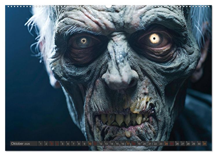 Produktbild: Vampire - Kreaturen der Nacht (Wandkalender 2026 DIN A2 quer), CALVENDO Monatskalender