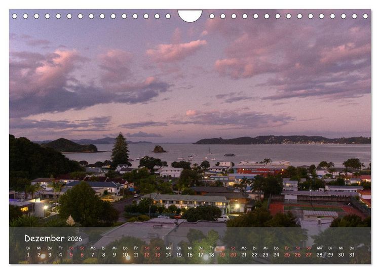 Produktbild: Neuseeland - Wo sich Himmel und Erde begegnen (Wandkalender 2026 DIN A4 quer), CALVENDO Monatskalender