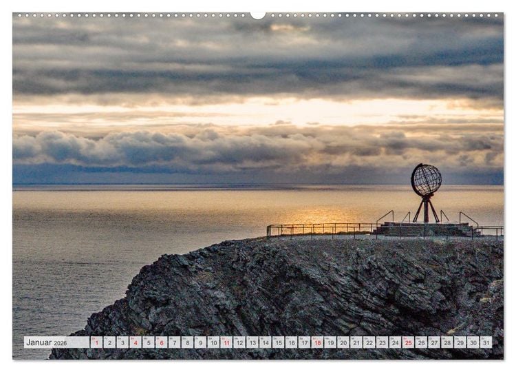 Produktbild: Vom Nordkap zum S&uuml;dkap (hochwertiger Premium Wandkalender 2026 DIN A2 quer), Kunstdruck in Hochglanz