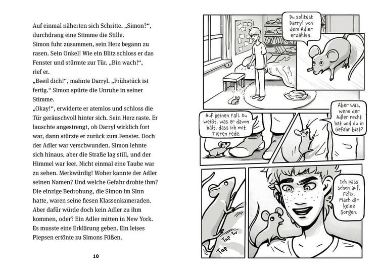 Produktbild: Animox als Comic-Roman 1. Das Heulen der W&ouml;lfe