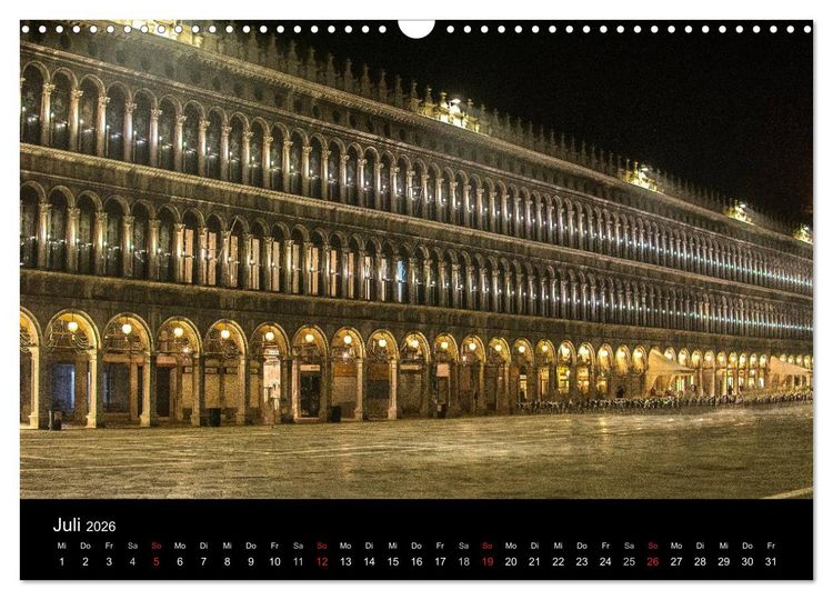 Produktbild: Venedig - la Serenissima (Wandkalender 2026 DIN A3 quer), CALVENDO Monatskalender