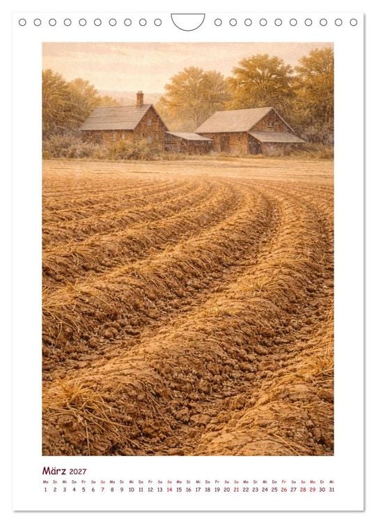 Produktbild: Das Jahr auf dem Land (Wandkalender 2027 DIN A4 hoch), CALVENDO Monatskalender