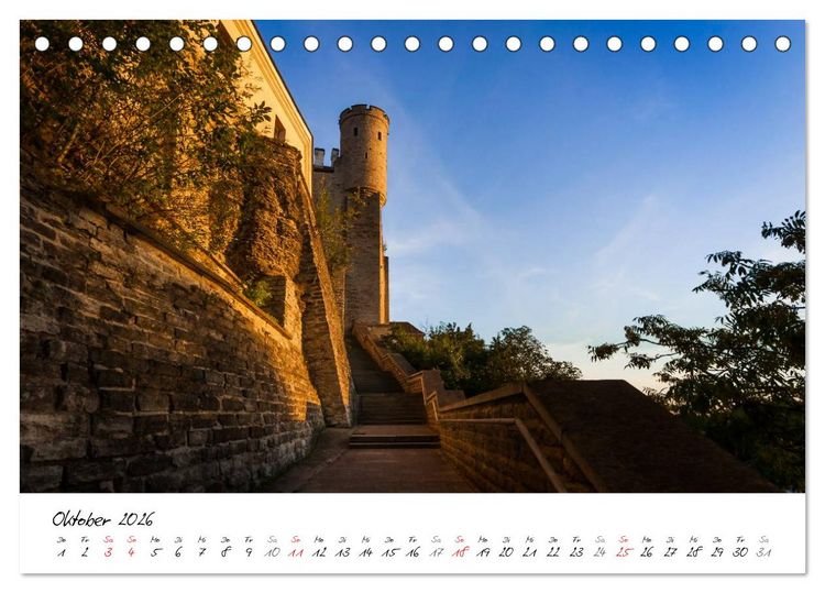 Produktbild: Tallinn Altstadt (Tischkalender 2026 DIN A5 quer), CALVENDO Monatskalender