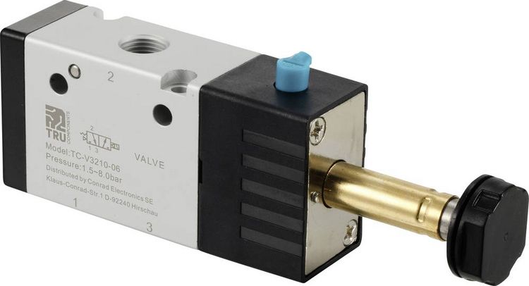 Produktbild: TRU COMPONENTS Magnetventil TC-12772456 TC-V3210-06G 1/8 1St.