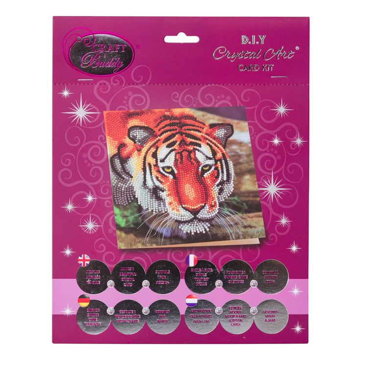 Produktbild: Crystal Art Tiger 18x18cm