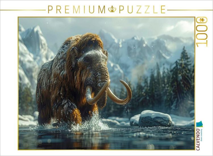 Produktbild: CALVENDO Puzzle Mammut | 1000 Teile Lege-Gr&ouml;&szlig;e 64x48cm Foto-Puzzle f&uuml;r gl&uuml;ckliche Stunden