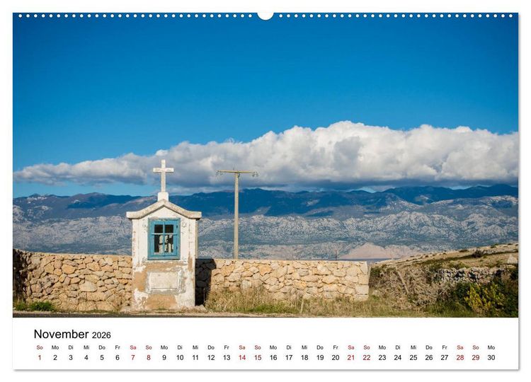 Produktbild: Kroatien 2026 (hochwertiger Premium Wandkalender 2026 DIN A2 quer), Kunstdruck in Hochglanz