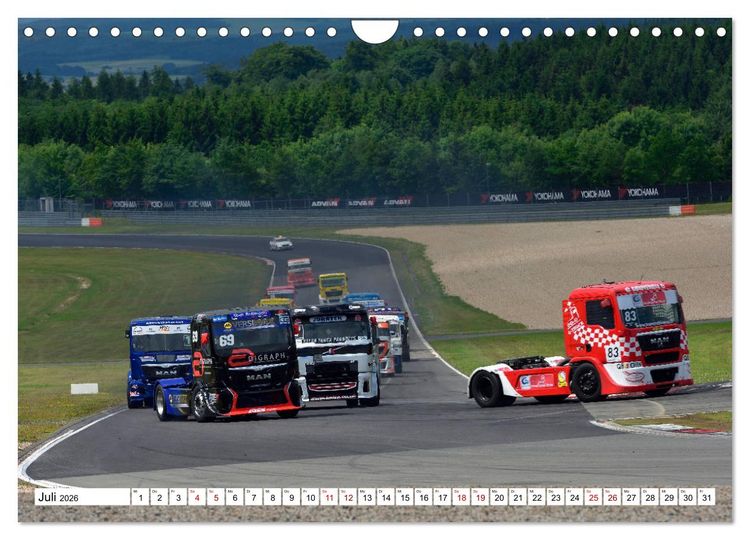 Produktbild: Abenteuer TRUCK RACING (Wandkalender 2026 DIN A4 quer), CALVENDO Monatskalender