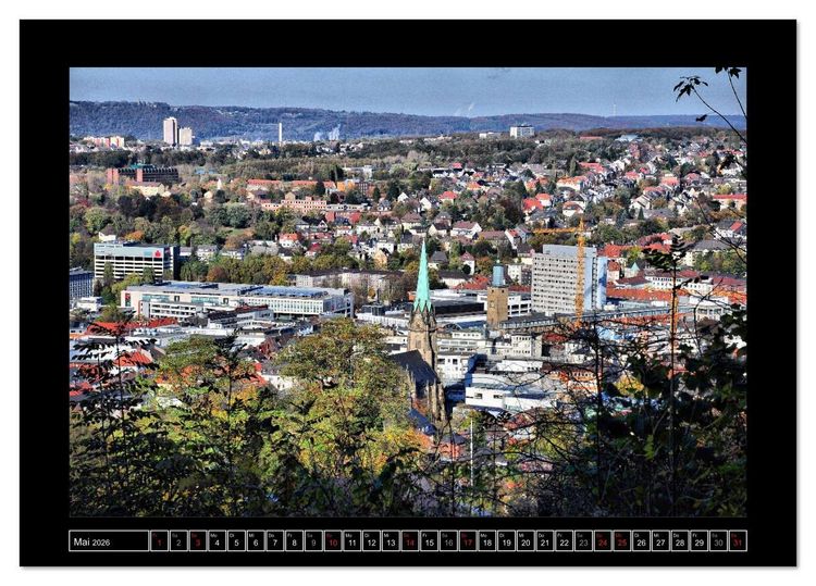 Produktbild: Hagen, das Tor zum Sauerland (Tischkalender 2026 DIN A5 quer), CALVENDO Monatskalender
