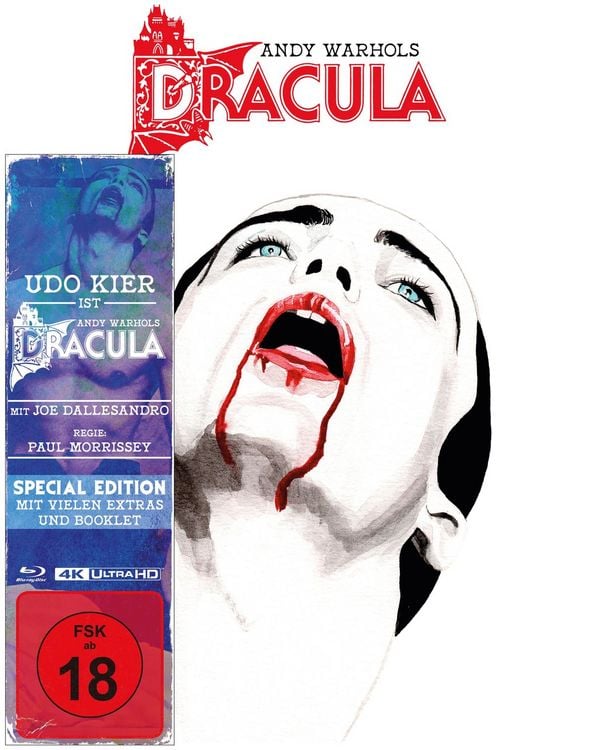 Produktbild: Andy Warhols Dracula - Mediabook - Cover B (4K-Ultra HD) (+ Blu-ray) (+ Bonus-Blu-ray)