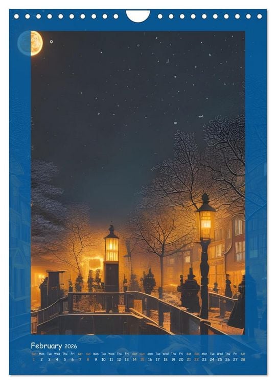 Produktbild: Moonlit Fantasies (Wall Calendar 2026 DIN A4 portrait), CALVENDO 12 Month Wall Calendar
