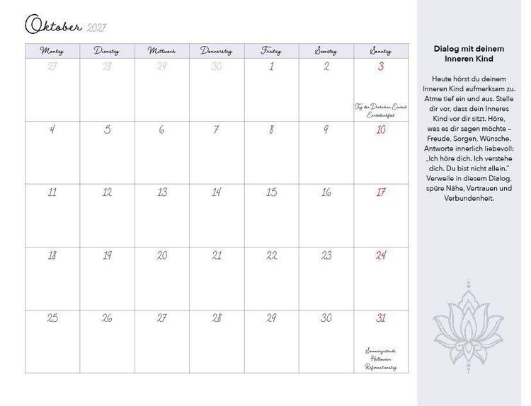 Produktbild: Meditationen f&uuml;r dein Inneres Kind Kalender 2027