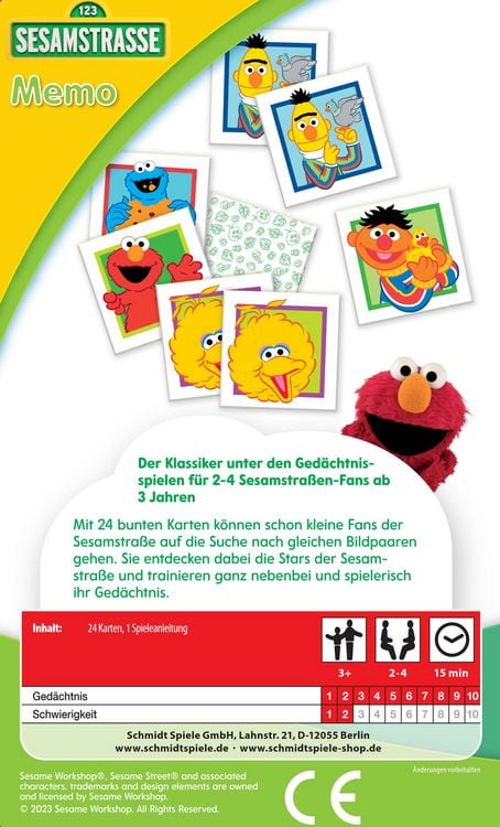 Produktbild: Sesamstra&szlig;e, Memo