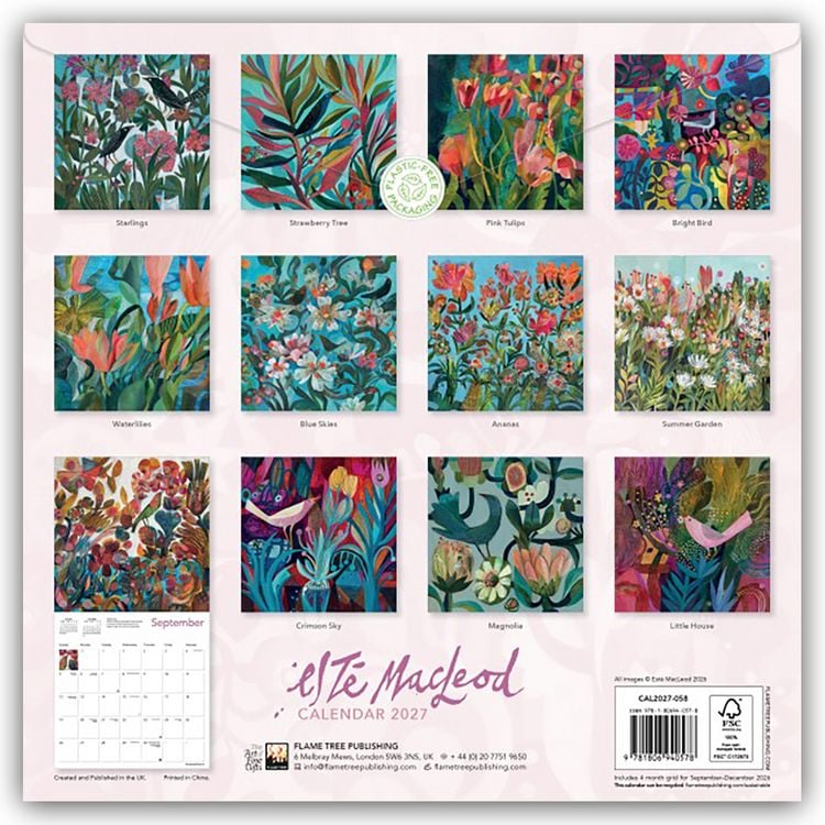 Produktbild: Est&eacute; MacLeod 2027 &ndash; Original Flame Tree Publishing-Kalender [Kalender]
