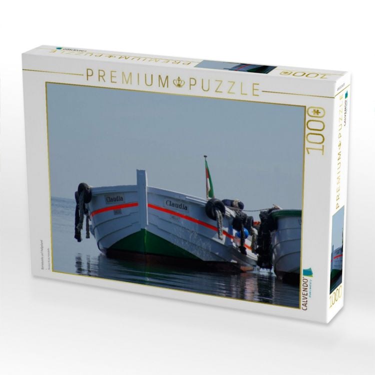 Produktbild: CALVENDO Puzzle B&ouml;rteboote auf Helgoland | 1000 Teile Lege-Gr&ouml;&szlig;e 64x48cm Foto-Puzzle f&uuml;r gl&uuml;ckliche Stunden