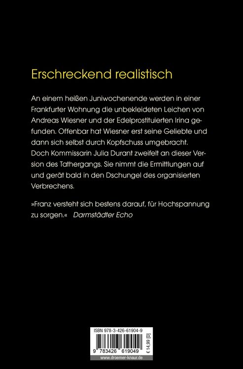 Produktbild: Das Syndikat der Spinne / Julia Durant Band 5