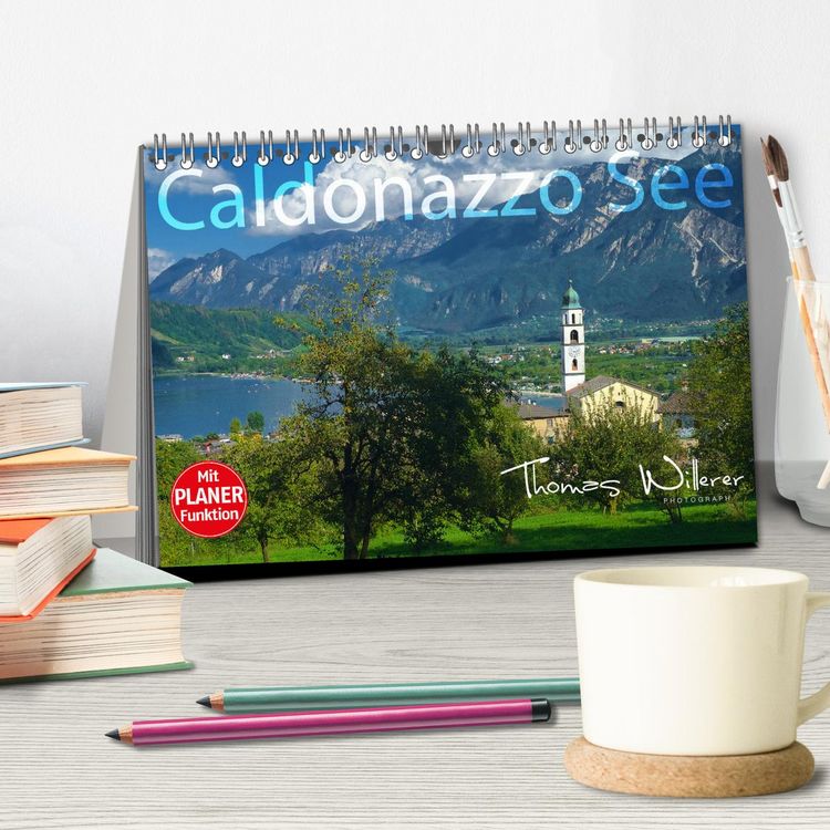 Produktbild: Caldonazzo See (Tischkalender 2026 DIN A5 quer), CALVENDO Monatskalender