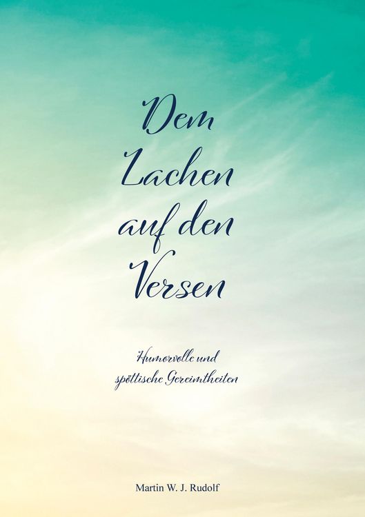 Produktbild: Dem Lachen auf den Versen
