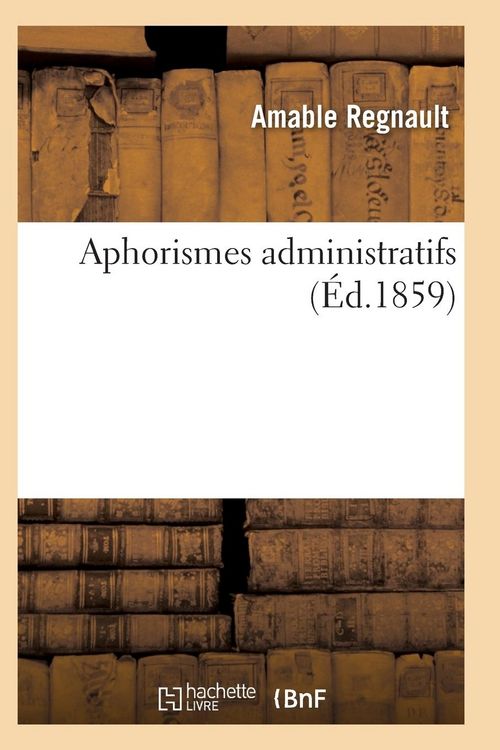 Produktbild: Aphorismes administratifs