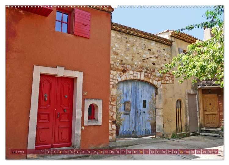 Produktbild: Spaziergang durch Roussillon (Wandkalender 2026 DIN A2 quer), CALVENDO Monatskalender