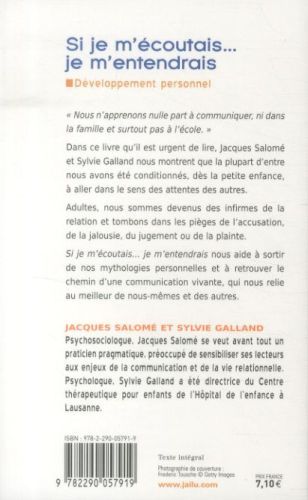 Produktbild: Si je m'&eacute;coutais... je m'entendrais