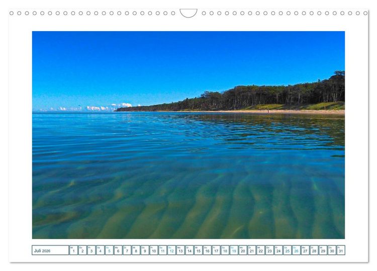 Produktbild: Der Weststrand am Dar&szlig; (Wandkalender 2026 DIN A3 quer), CALVENDO Monatskalender