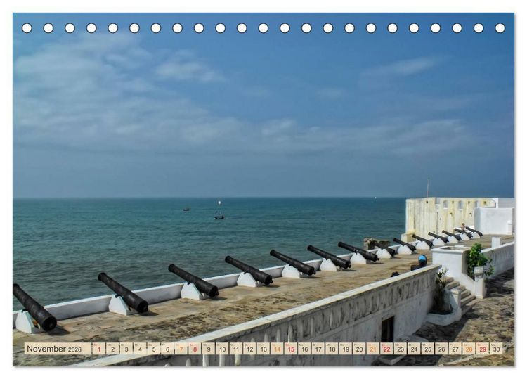 Produktbild: Reise durch Afrika - Ghana (Tischkalender 2026 DIN A5 quer), CALVENDO Monatskalender