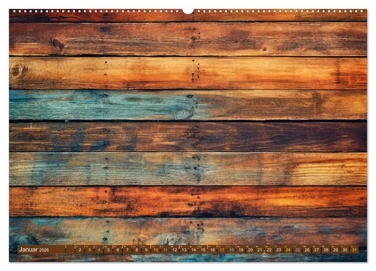 Produktbild: Faszination HOLZ - Strukturen (Wandkalender 2026 DIN A2 quer), CALVENDO Monatskalender