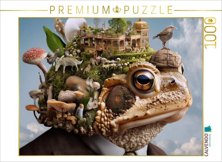 Produktbild: CALVENDO Puzzle M&auml;rchenhafte Kr&ouml;tenstadt | 1000 Teile Lege-Gr&ouml;&szlig;e 64x48cm Foto-Puzzle f&uuml;r gl&uuml;ckliche Stunden