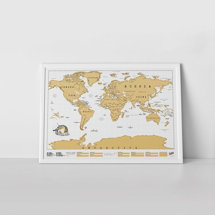 Produktbild: SCRATCH MAP Rubbel-Weltkarte