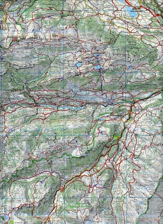 Produktbild: Simmental Saanenland Nr. 17 Wanderkarte 1:60 000