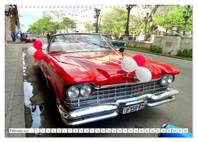 Produktbild: Classic Beauties - Wedding cars in Havana (Wall Calendar 2026 DIN A3 landscape), CALVENDO 12 Month Wall Calendar