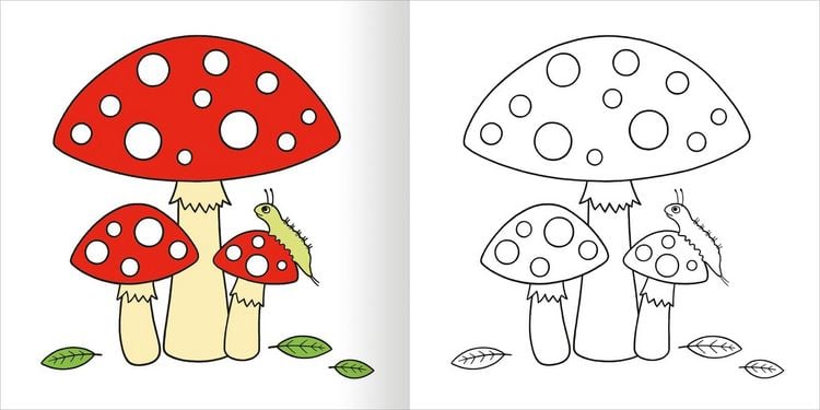 Produktbild: Malbuch ab 2 &ndash; Mein kunterbuntes Herbst-Malbuch