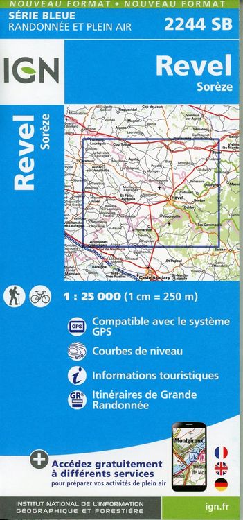 Produktbild: Revel-Soreze 1:25 000