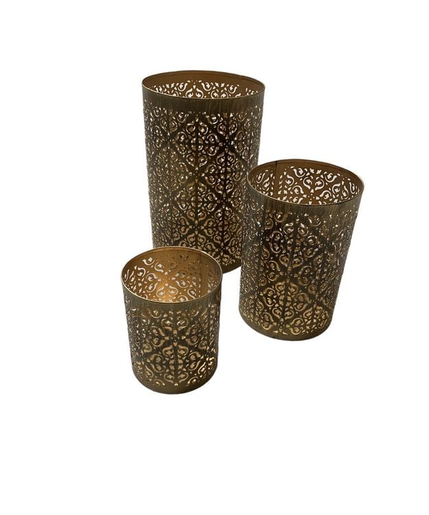 Produktbild: Trendfleur Windlicht Zylinder, S3, Metall