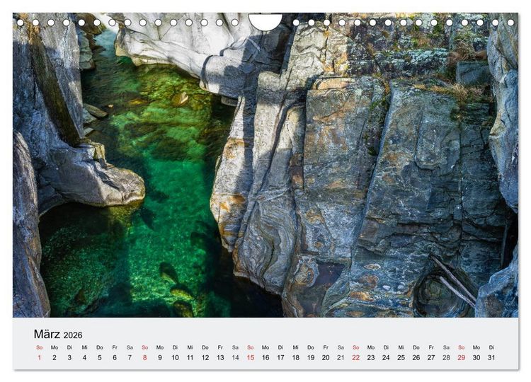 Produktbild: Tessin - Ticino (Wandkalender 2026 DIN A4 quer), CALVENDO Monatskalender