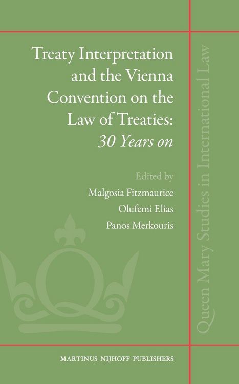Produktbild: Treaty Interpretation and the Vienna Convention on the Law of Treaties