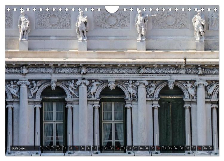 Produktbild: VENEDIG charmante Details (Wandkalender 2026 DIN A4 quer), CALVENDO Monatskalender